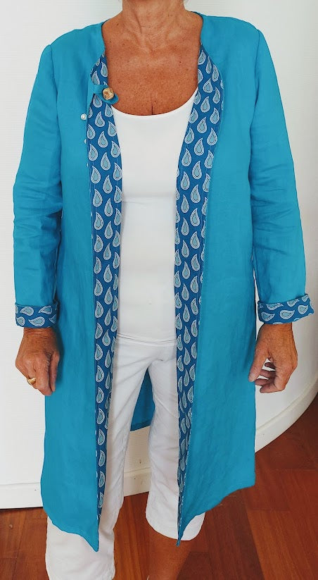 The "Blue-Ocean" cardigan...