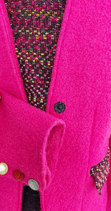 The "Fuchsia" Wool Jacket.
