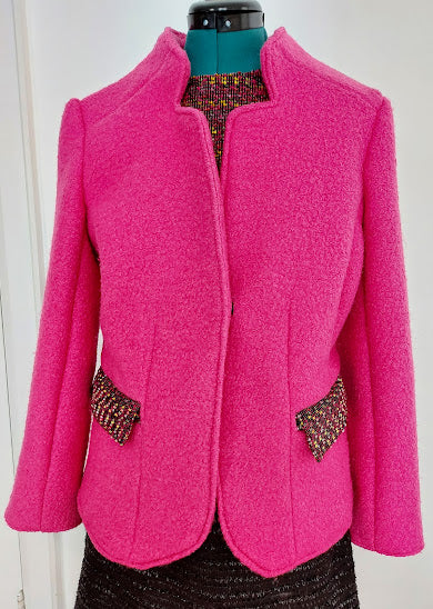 The "Fuchsia" Wool Jacket.