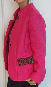 The "Fuchsia" Wool Jacket.