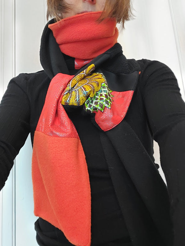 The "Long Patchwork Winter" scarf.