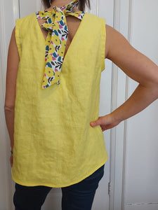 The Yellow Knot Top