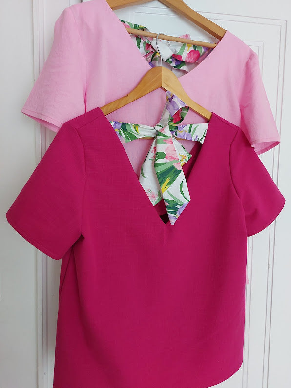 The Pink Knot Top